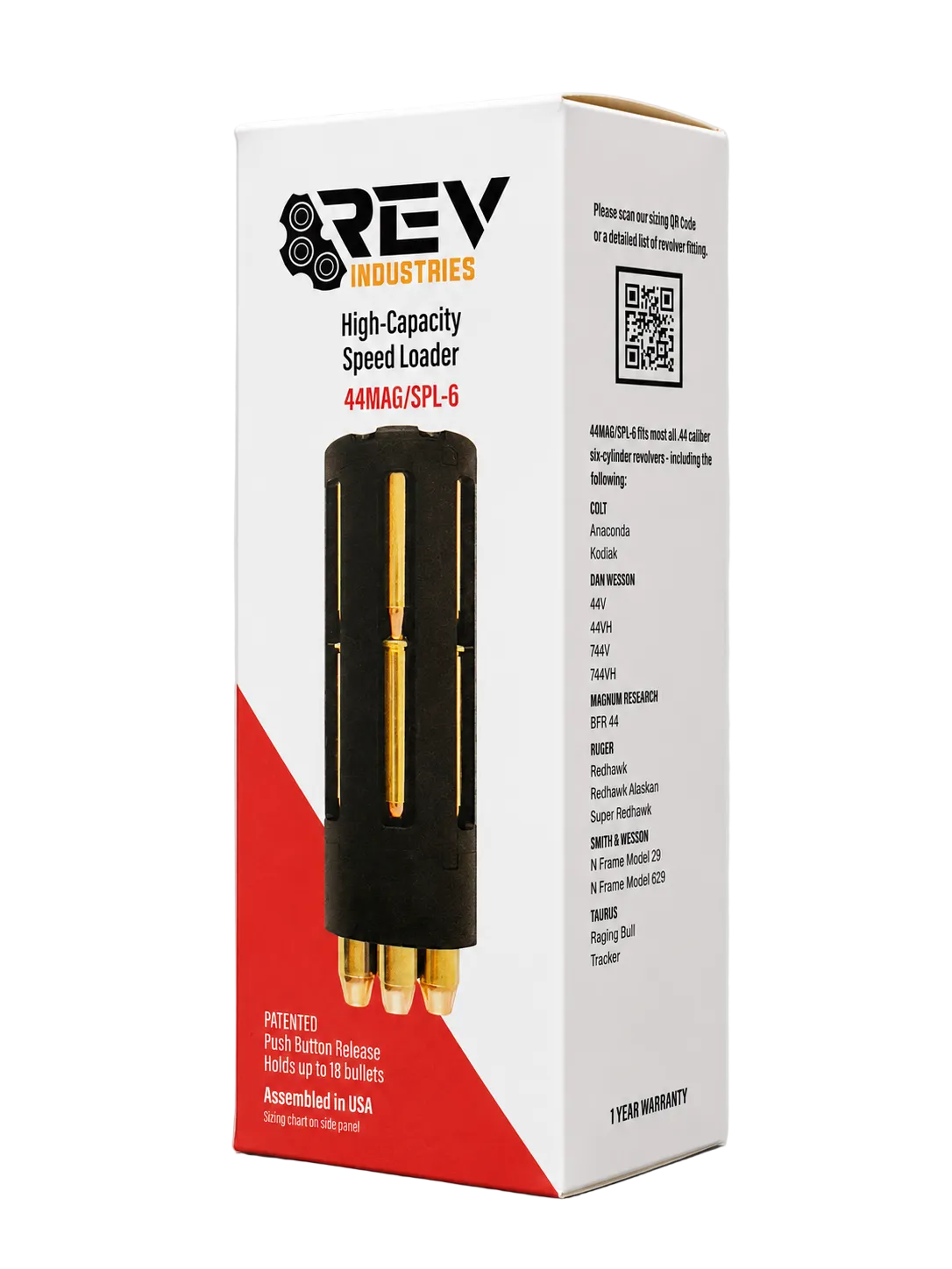 44MAG/SPL - 6 Cylinder (44MAG/SPL-6) - Revolver Speedloader
