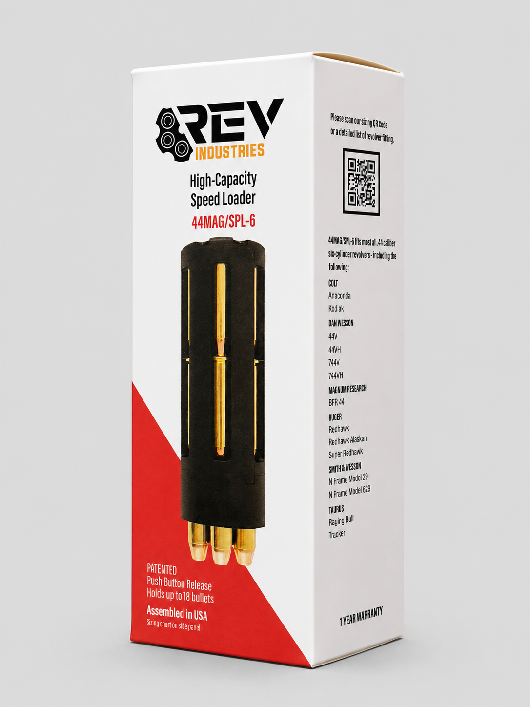 44MAG/SPL - 6 Cylinder (44MAG/SPL-6) - Revolver Speedloader