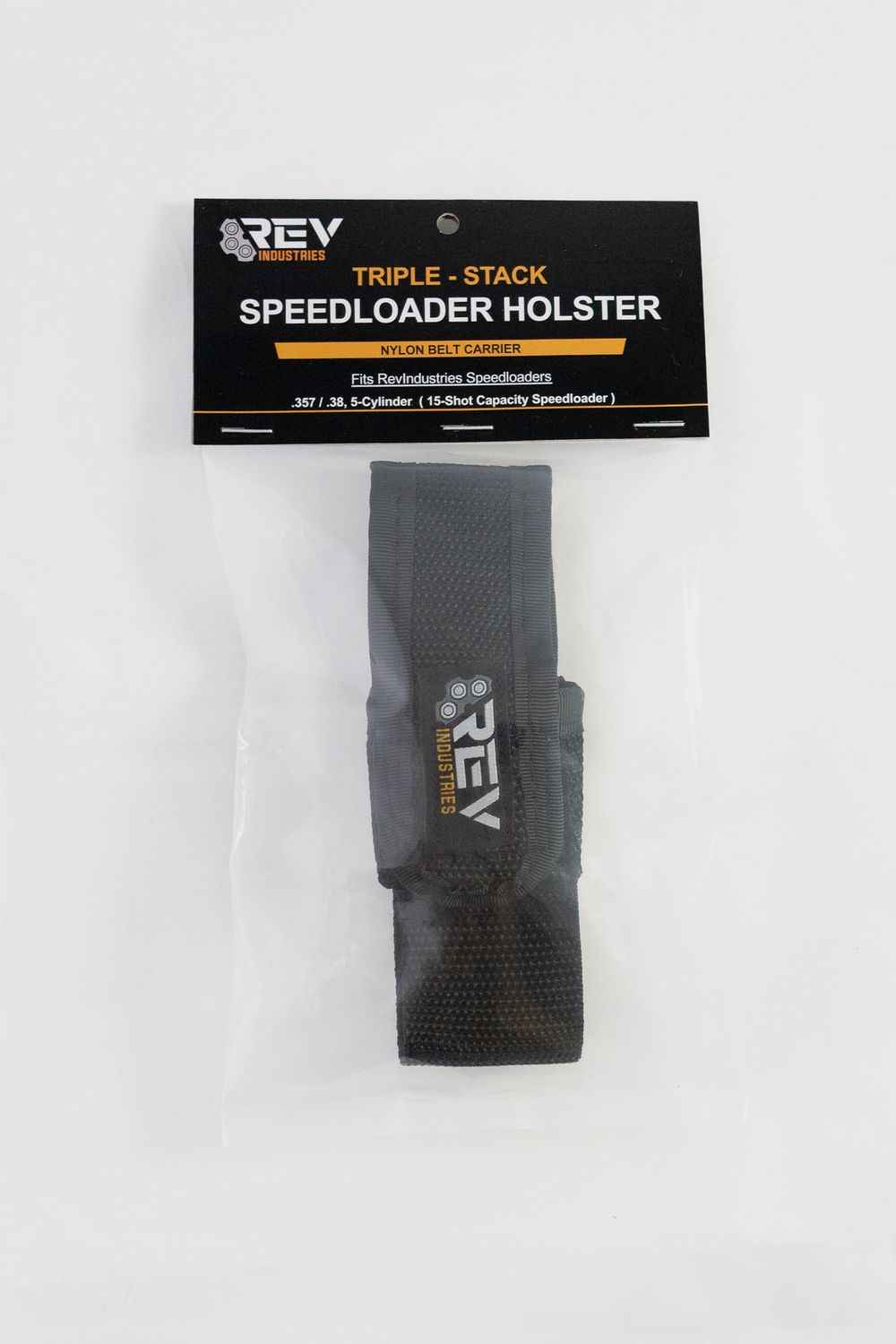 Belt Pouch For .38/.357 - 5 Cylinder Triple Stack