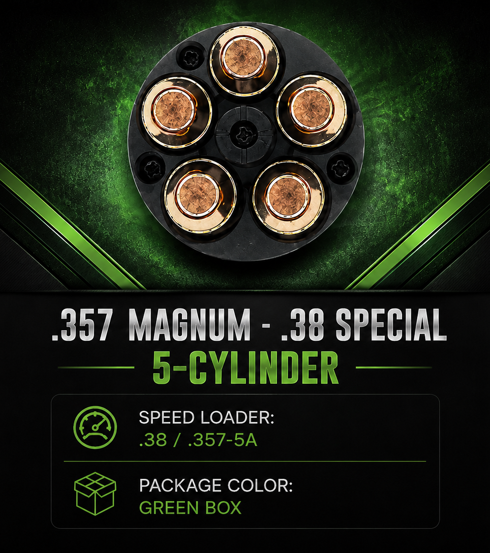 38/357 - 5 Cylinder (38/357-5) -Revolver Speedloader